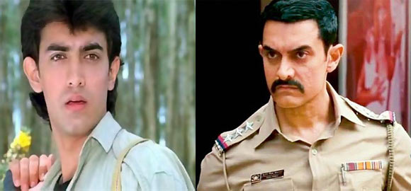 Aamir Khan in Qayamat Se Qayamat Tak and Talaash