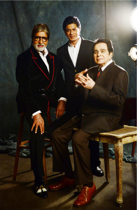 Amitabh Bachchan, Shah Rukh Khan and Dilip Kumar