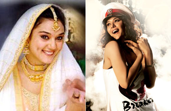 Preity Zinta in Dil Se and Ishqk In Paris