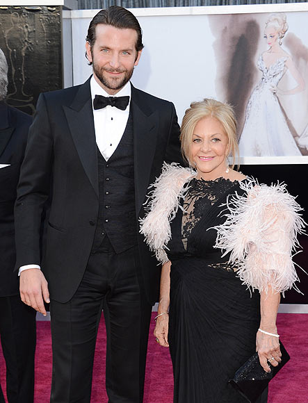 Bradley Cooper with mum Gloria at Oscar 2013