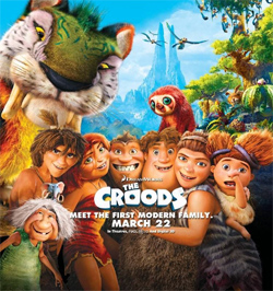 Movie poster of The Croods