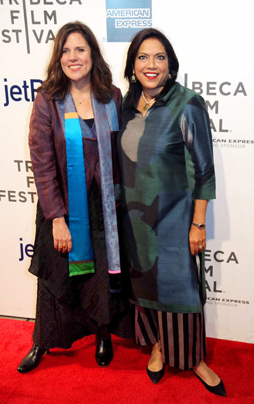 Lydia Dean Pilcher and Mira Nair