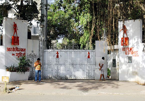 The entrance to RK Studios. Photograph: Hitesh Harisinghani/Rediff.com