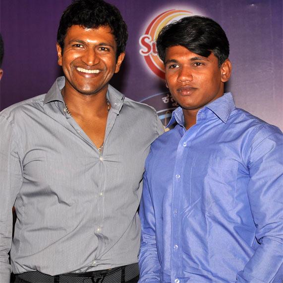 Puneeth Rajkumar with Hussain Basha