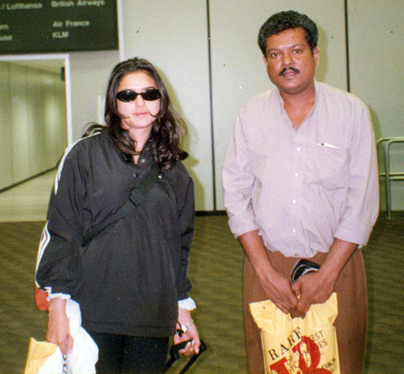 Purshottam Shetty with Preity Zinta