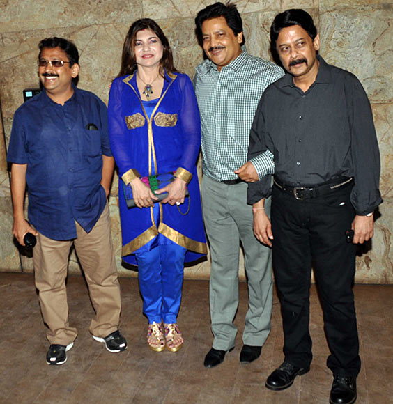 Anand-Milind alongwith Alka Yagnik and Udit Narayan