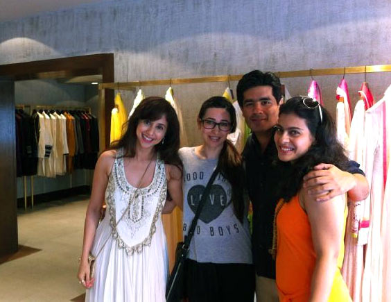 Urmila Matondkar, Karisma Kapoor, Manish Malhotra and Kajol