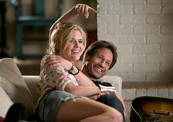 David Duchovny and Maggie Grace in Californication