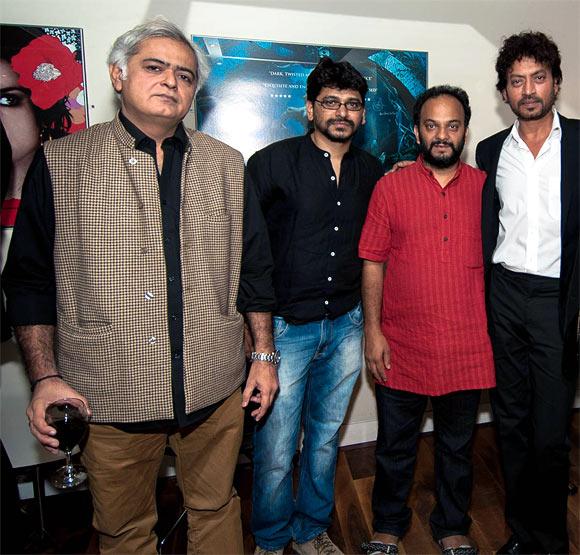 Hansal Mehta, Pawan Kumar, Amit Kumar and Irrfan Khan