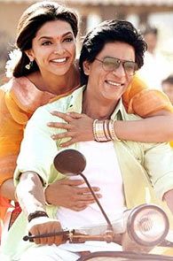 Deepika Padukone and Shah Rukh Khan in Chennai Express