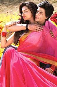 Deepika Padukone and Shah Rukh Khan in Chennai Express