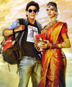 Shah Rukh Khan and Deepika Padukone in Chennai Express