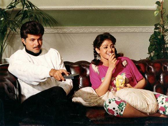 Anil Kapoor and Sridevi in Lamhe