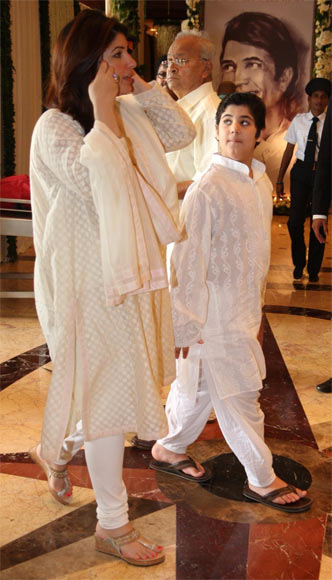 Twinkle Khanna with son Aarav