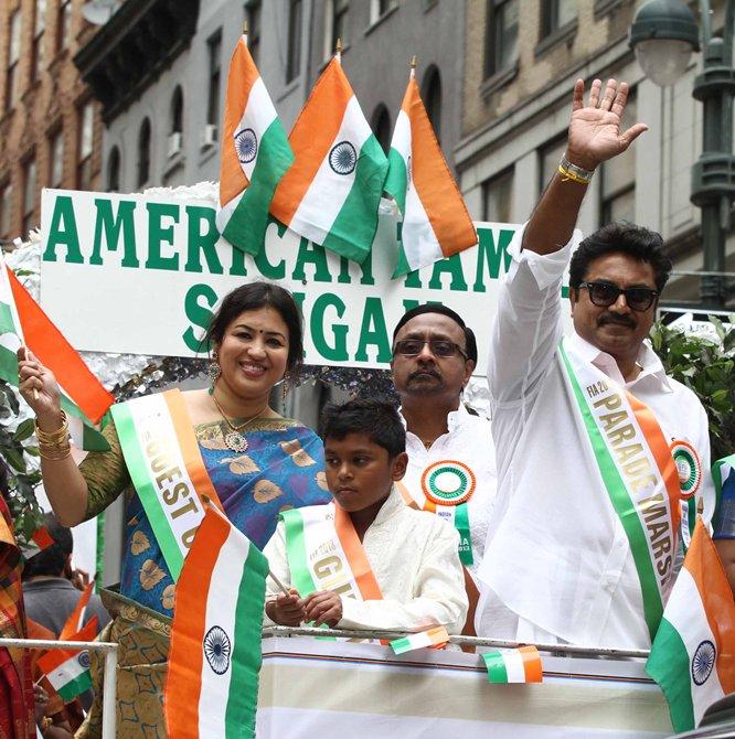 Radhika and Sarath Kumar