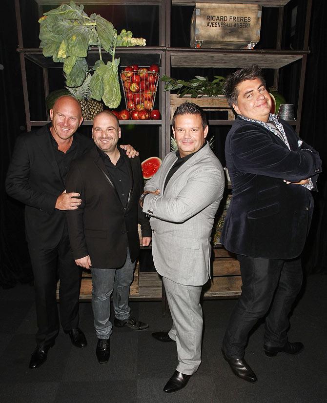 Matt Moran, George Calombaris, Gary Mehigan and Matt Preston