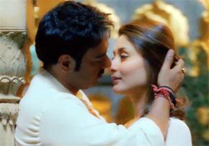 Ajay Devgn and Kareena Kapoor in Satyagraha