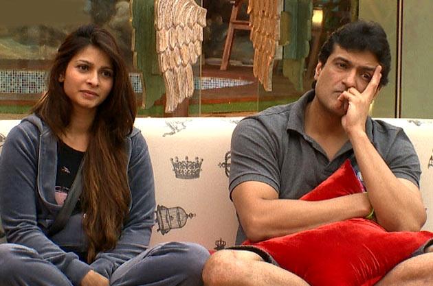 Tanisha and Armaan Kohli in Bigg Boss 7