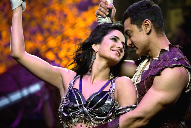 Aamir Khan and Katrina Kaif in Malang from Dhoom 3