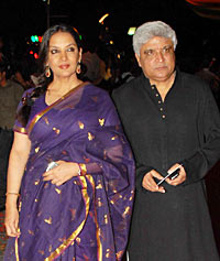 Shabana Azmi and Javed Akhtar