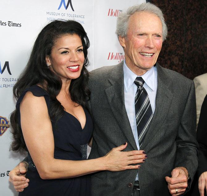 Dina Ruiz and Clint Eastwood