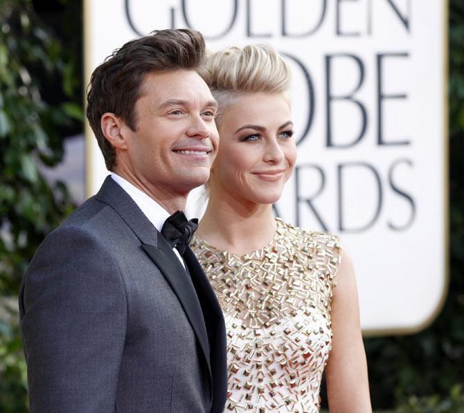 Ryan Seacrest and Julianne Hough