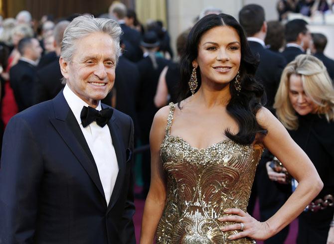 Michael Douglas and Catherine Zeta Jones