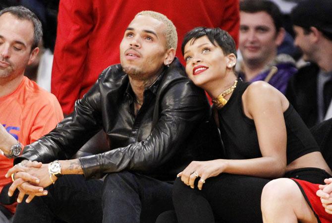 Chris Brown and Rihanna