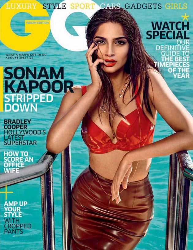 Sonam Kapoor on GQ cover