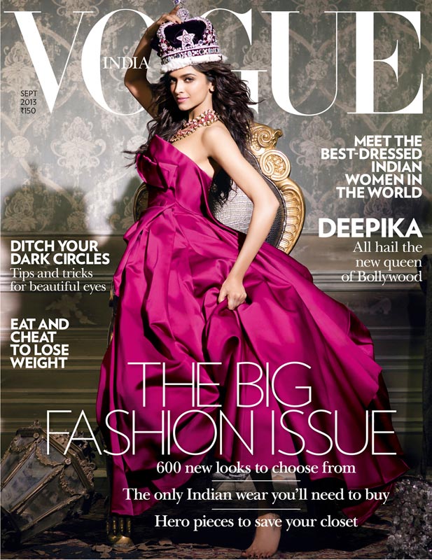 Deepika Padukone on Vogue cover