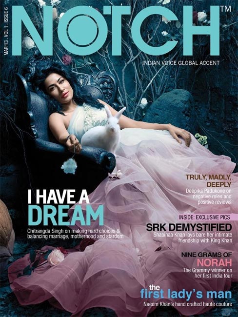 Chitrangada Singh on Notch cover 