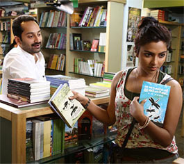 Fahaad Fasil and Amala Paul in  Oru Indian Pranayakatha