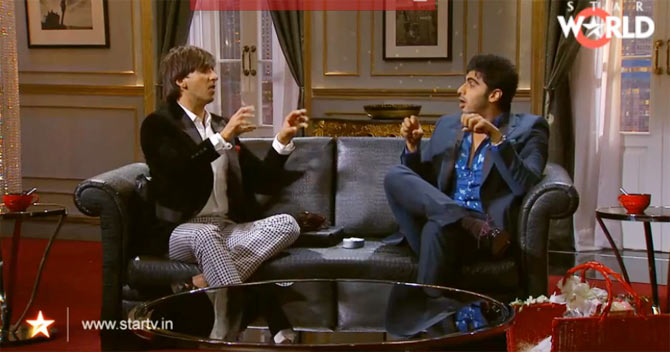 Ranveer Singh and Arjun Kapoor on Koffee With Karan