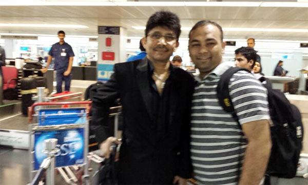 Kamaal R Khan with Sameer Sange