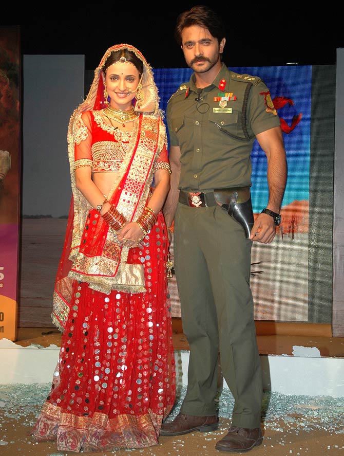 Sanaya Irani and Ashish Sharma
