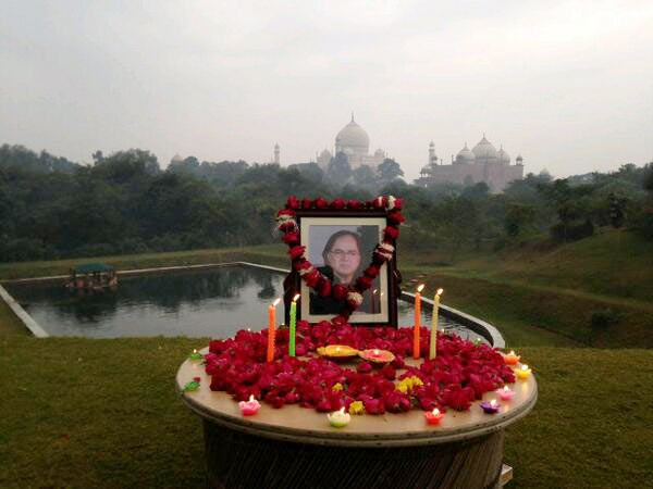 Shraddhanjali for Farooque Shaikh at the Taj Mahal in Agra today