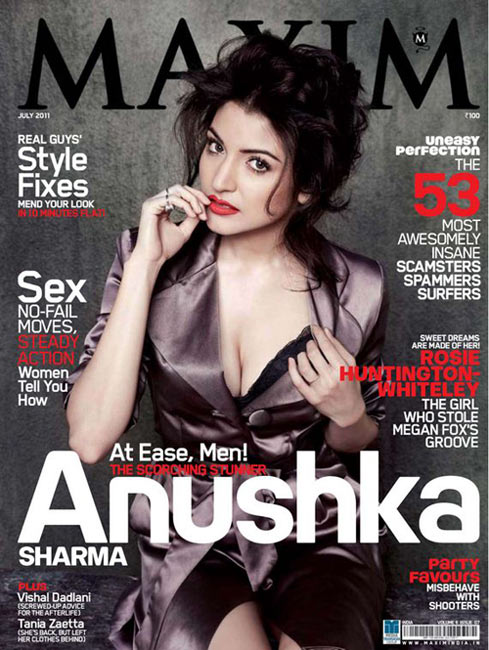 Anushka Sharma on Maxim cover