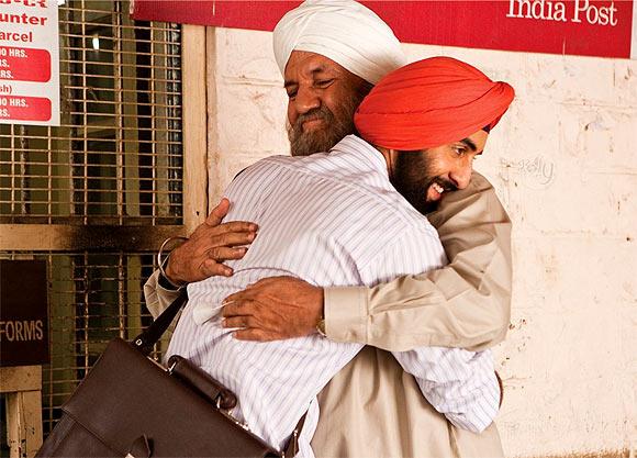 Prem Chopra and Ranbir Kapoor in Rocket Singh Salesman of the Year