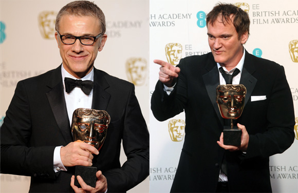 Christoph Waltz and Quentin Tarantino