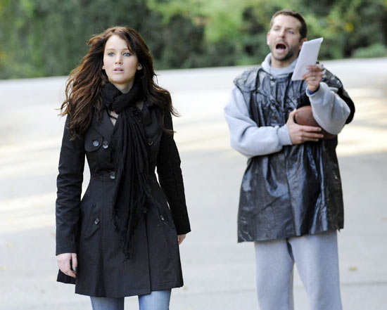 Jennifer Lawrence with Bradley Cooper in Silver Linings Playbook