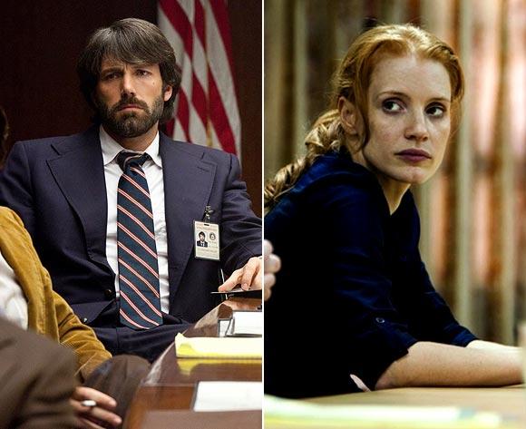 Scenes from Argo and Zero Dark Thirty