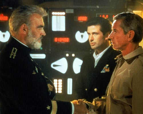 Sean Connery, Alec Baldwin and Scott Glenn in The Hunt for Red October