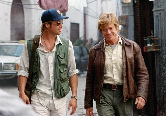 Brad Pitt and Robert Redford in Spy Games