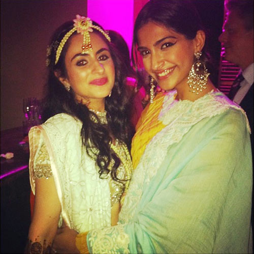 Sonam Kapoor with a friend