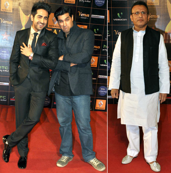 Ayushamnn Khurrana and Kunal Roy Kapur, Annu Kapoor