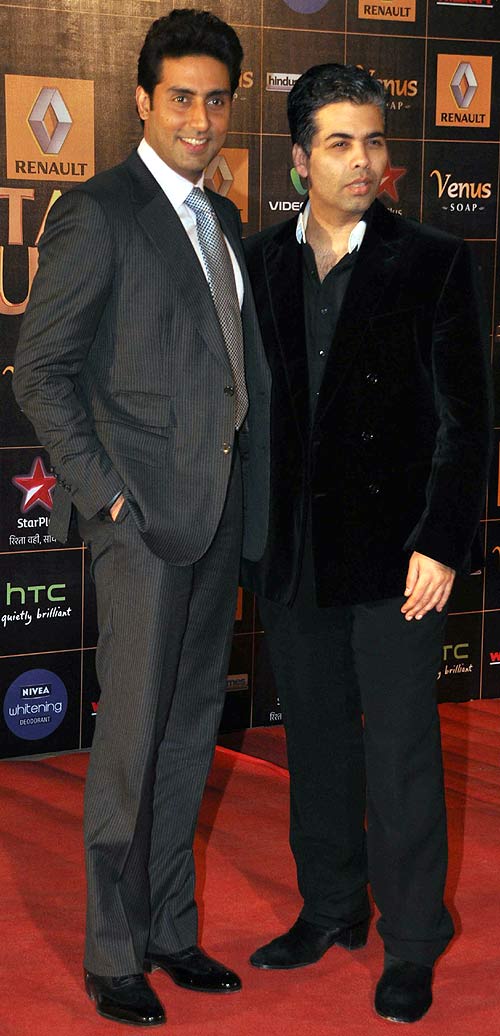 Abhishek Bachchan and Karan Johar