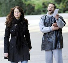 Jennifer Lawrence and Bradley Cooper in Silver Linings Playbook