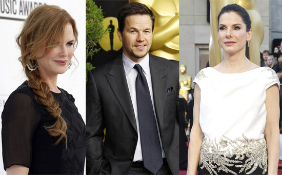 Nicole Kidman, Mark Wahlberg, Sandra Bullock
