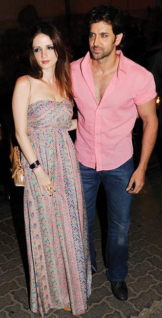Sussane and Hrithik Roshan
