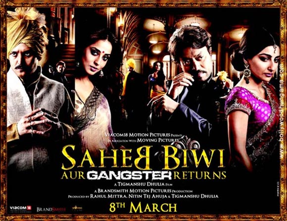 Movie poster of Saheb, Biwi Aur Gangster Returns